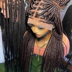 Stitch Braid Ponytail Wig - Double